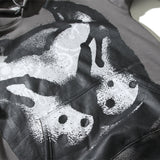 Grafitti Sweatshirts Printed Cartoon Dog Head Graffiti Printed Hoodie