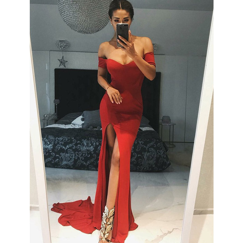 Formal Dresses & Gowns Summer Gown Dress V-neck Gown