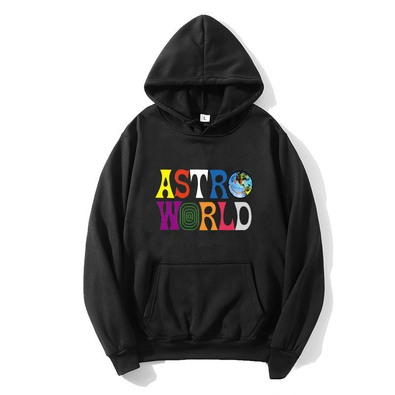 Travis Scott Astroworld Hoodie Spring, Autumn and Winter Men and Women Loose Leisure Sports