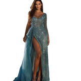 Olivia Wilde Dress Banquet Evening Dress Sequined Host Party Dress
