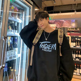 Men Sweatshirts round Neck Sweater Men's Autumn Loose Spring and Autumn