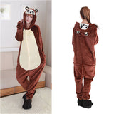 Hoodies Blankets Cartoon One-Piece Pajama Flannel Unicorn