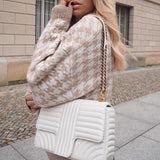 Preppy Aesthetic Sweater Women's Autumn Fashion round Sweater