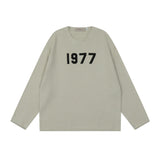 Fear of God Essentials 1977 Knit Hoodie round Neck Sweater Loose Large Size Men and Women