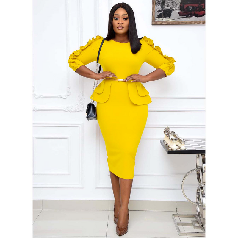 Nina Parker plus Size Dresses Temperament plus Size Dress