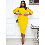 Nina Parker plus Size Dresses Temperament plus Size Dress