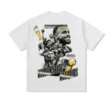 Stephen Curry Shirt Curry Printed Short-Sleeved T-shirt Distressed Small Neckline