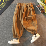 Toddler Boys Pants Crawler Boys' Spring and Autumn Clothing Casual Working Pants