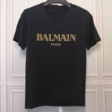 T Shirt Balmain Men's and Women's Tops T-shirt Short Sleeve Letter Print Spring and Summer T