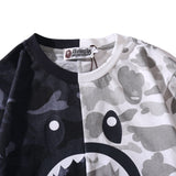 WGM Shirt Color Matching Printed T-shirt Men's Casual Camouflage Short Sleeve