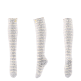 Winter Thick Knit Thigh High Socks Long Stockings Boot Autumn and Winter Coral Fleece over the Knee Women's Socks