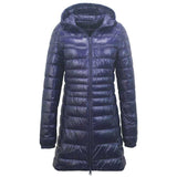 Women Winter Coats Puffer Jacket Down Coat Autumn and Winter Hooded Down Jacket Mid-Length Women's Coat