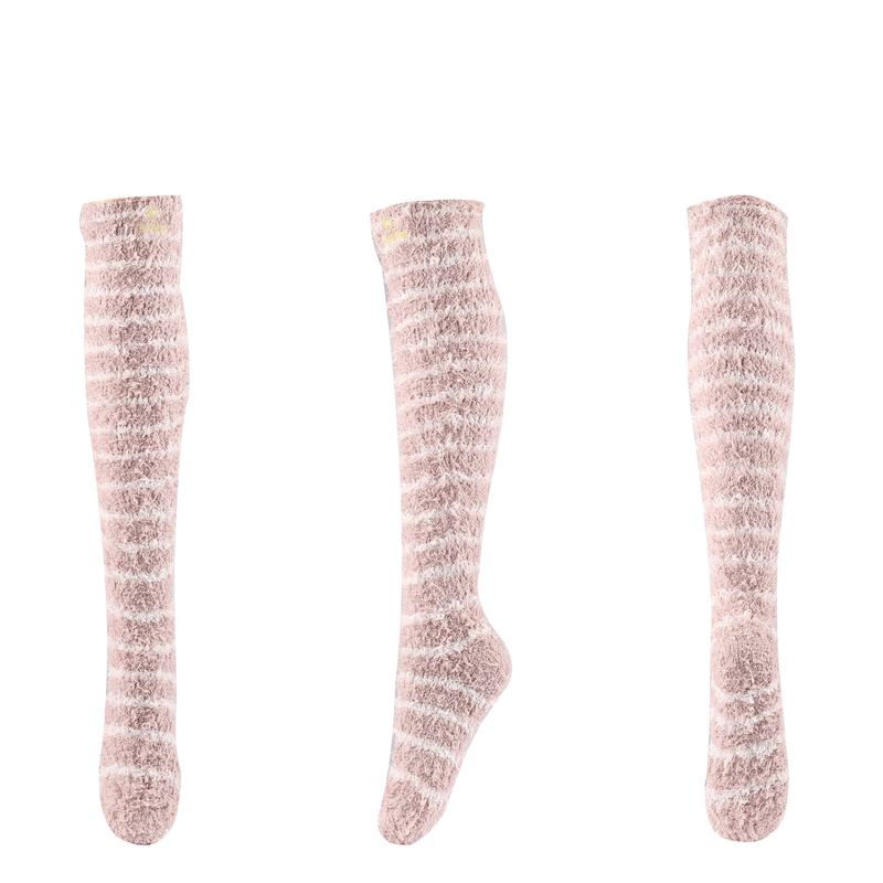 Winter Thick Knit Thigh High Socks Long Stockings Boot Autumn and Winter Coral Fleece over the Knee Women's Socks