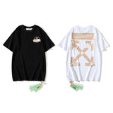 Summer Printed Men's and Women's short sleeve Tshirt Bottoming Shirt Owt t shirt