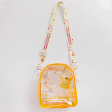 My Melody Bag Cute Clow M Cinnamoroll Babycinnamoroll Melody Raincoat Series PVC Cartoon Backpack Japanese Girl Heart Cartoon Crossbody Bag Kulomi