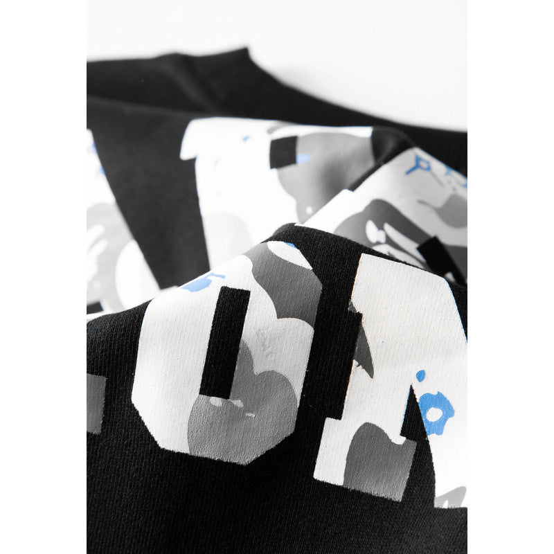 Shark Print Sweatshirts Generation Autumn And Winter Starry Sky Luminous Printed Long-Sleeved T-Shirt