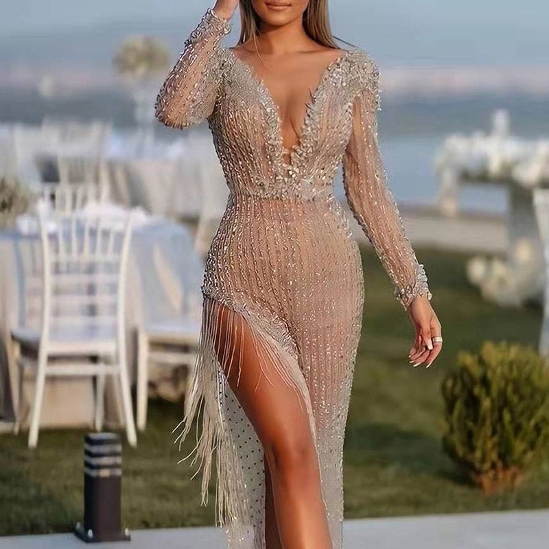 Hot Women in Tight Dresses Women's Dress Formal Dress Slim Fit Sexy Dress