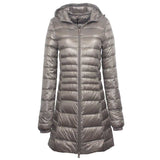 Women Winter Coats Puffer Jacket Down Coat Autumn and Winter Hooded Down Jacket Mid-Length Women's Coat