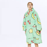 Hoodies Blankets Lazy Blanket Hooded Sweater Thermal Pajamas Autumn and Winter