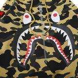 Bape Military Hoodie Exercise Camouflage Sweatshirt Men'S Coat