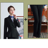 Women Autumn Uniform Designs Formal Style Office Lady Bussiness Attire Work Suit