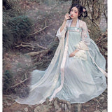 Chinese Traditional Dress Chest-High Dress Fresh Embroidery Traditional Daily