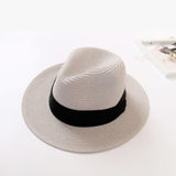 Fedora Golf Hats Spring and Summer Sun Hat Women's Straw Hat