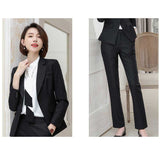 Womens Autumn Uniform Designs Formal Style Office Lady Bussiness Attire Work Suit