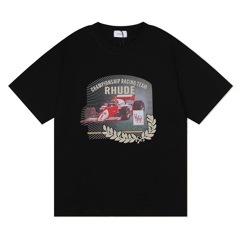 Rhude T Shirt Rhude F1 Racing Gran Prix Circuit De Monaco HD Printing