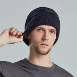 Men Winter Hats Autumn and Winter Men Knitted Hat