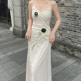 Marilyn Monroe Dress Vintage Backless Suspender Dress
