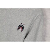 Shark Print Sweatshirts Winter Men And Women Shark Logo Print Round-Neck Pullover