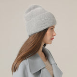 Toboggan Hat Autumn and Winter Knitted Hat Thermal Head Cover Ear Protection