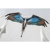 Marcelo Burlon Hoodie 3D Wings Pattern for Men and Women