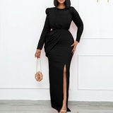 Nina Parker plus Size Dresses plus Size Mesh Stitching Formal Dress Dress
