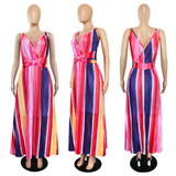 Nina Parker plus Size Dresses Sexy Strap Beach Chiffon Dress