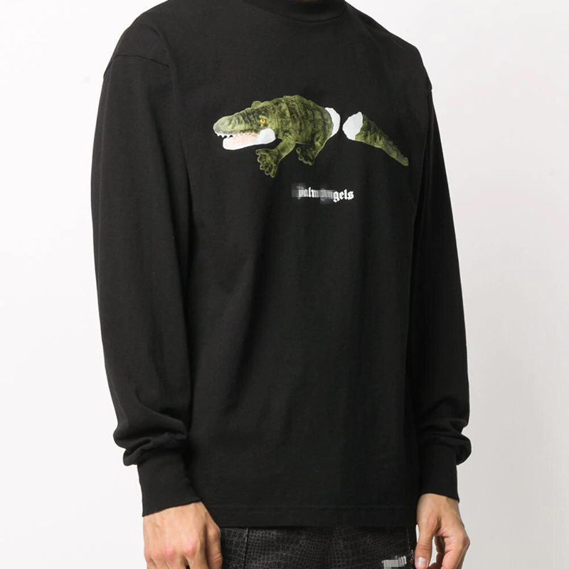 Palm Angels Sweatshirts Spring and Autumn Sweater Men's and Women's Loose round Neck Long Sleeve