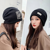 Women Winter Hats Autumn and Winter Women's Fashionable Stylish Earmuffs Fleece-Lined