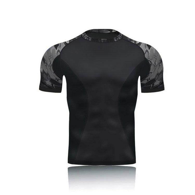 Tactics Style T Shirt For Men Tactical T-shirt Short Sleeve Summer Camouflage Men