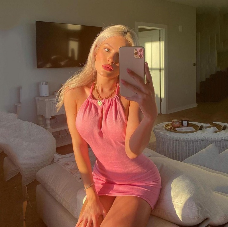 Maddy Euphoria Outfits Summer Sexy Backless Dress Slim Fit Skirt