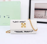 Off White Bag Casual Outdoor Convenient Tote Bag