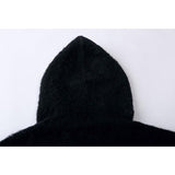 Men's and Women's Sweaters Head Sweater Hooded Zipper Sweater Coat Owt hoodie