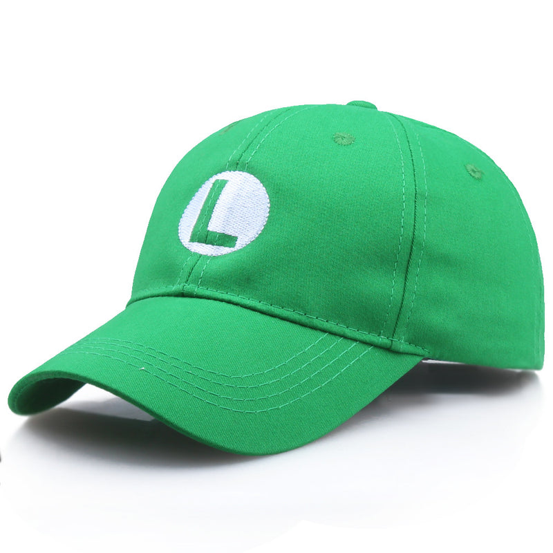 Mario Hat Pure Cotton Hat Sun Protection Sun Hat Peaked Cap Baseball Hat