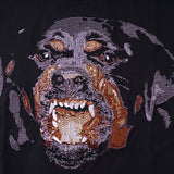 GVC T Shirt Embroidered Dog Head Pattern Pure Cotton Loose Short Sleeve T-shirt Men