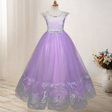 First Communion Dress Vestidos De Primera Comunion Lace Ball Gown Girl Party Princess Pageant Gown Wedding Dress Evening Gown