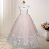 First Communion Dress Vestidos De Primera Comunion Lace Ball Gown Girl Party Princess Pageant Gown Wedding Dress Evening Gown