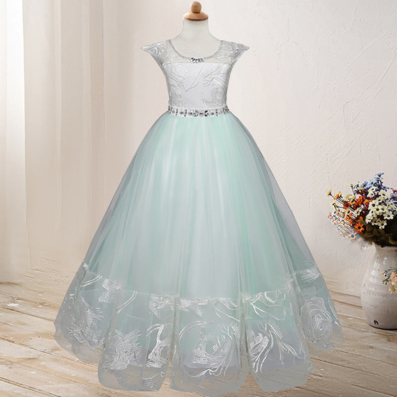First Communion Dress Vestidos De Primera Comunion Lace Ball Gown Girl Party Princess Pageant Gown Wedding Dress Evening Gown