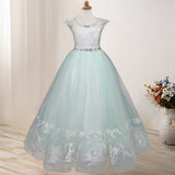 First Communion Dress Vestidos De Primera Comunion Lace Ball Gown Girl Party Princess Pageant Gown Wedding Dress Evening Gown