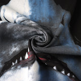 GVC Shirt Shark Pattern Short Sleeve Cotton Loose Men