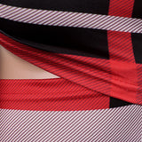 Women Plaid Dress Woman Checkered Bodycon Sexy Dresses Sexy Bandeau Lace-up Striped Dress Nightclub Skirt